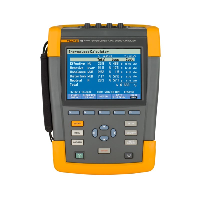 Анализатор качества электроэнергии Fluke 435 II/Basic